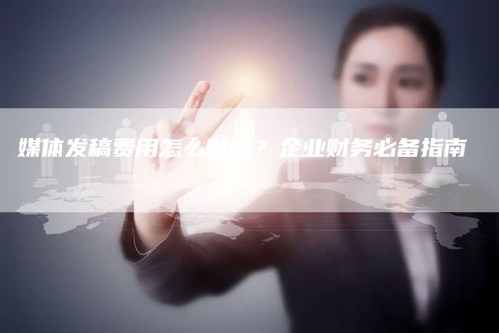 媒体发稿费用怎么做账？企业财务必备指南-直编软文营销网